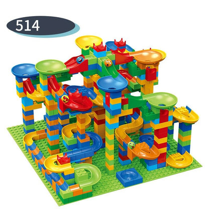 MarbleAdventure Creative Marble Run Set – Educational Building Toy for Kids and Families