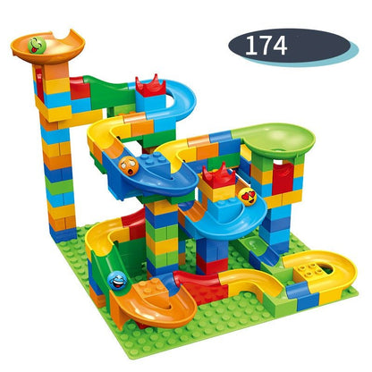 MarbleAdventure Creative Marble Run Set – Educational Building Toy for Kids and Families