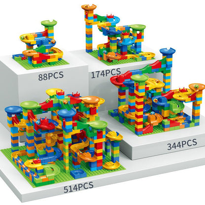 MarbleAdventure Creative Marble Run Set – Educational Building Toy for Kids and Families