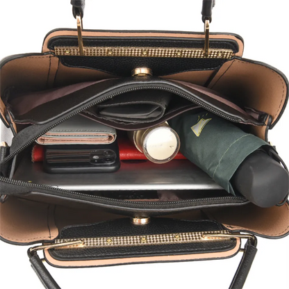 Lizie Tote Bag – Luxury & Versatile Crossbody Handbag for Women