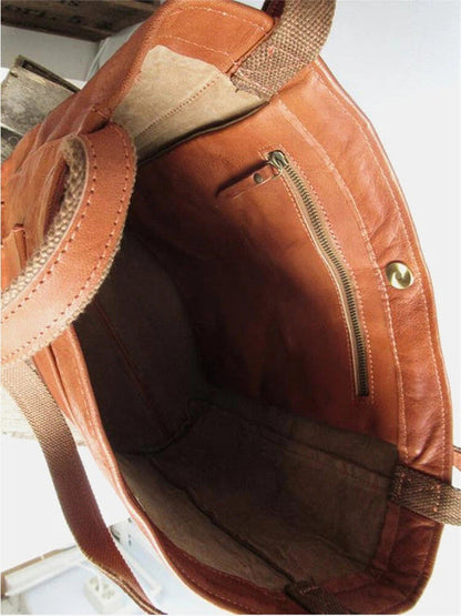 Eva | Luxury Leather Handbag for Women – Elegant Everyday Shoulder Bag with Inner Compartments