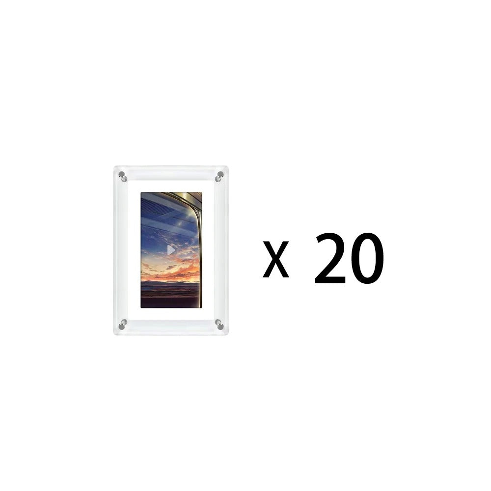 GlowFrame Digital Photo Frame – Display Photos, Videos & Audio Memories in HD