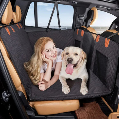 PawsGuard Back Seat Pet Cover – Waterproof Car Protector
