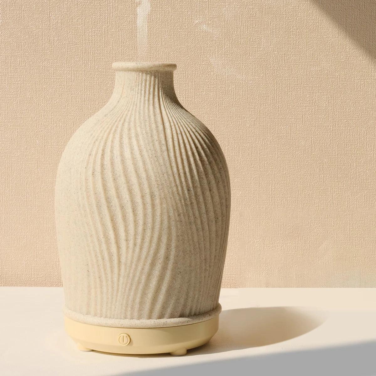 BohoBreeze – Ultrasonic Aroma Diffuser & Air Humidifier | Bohemian Vase Design