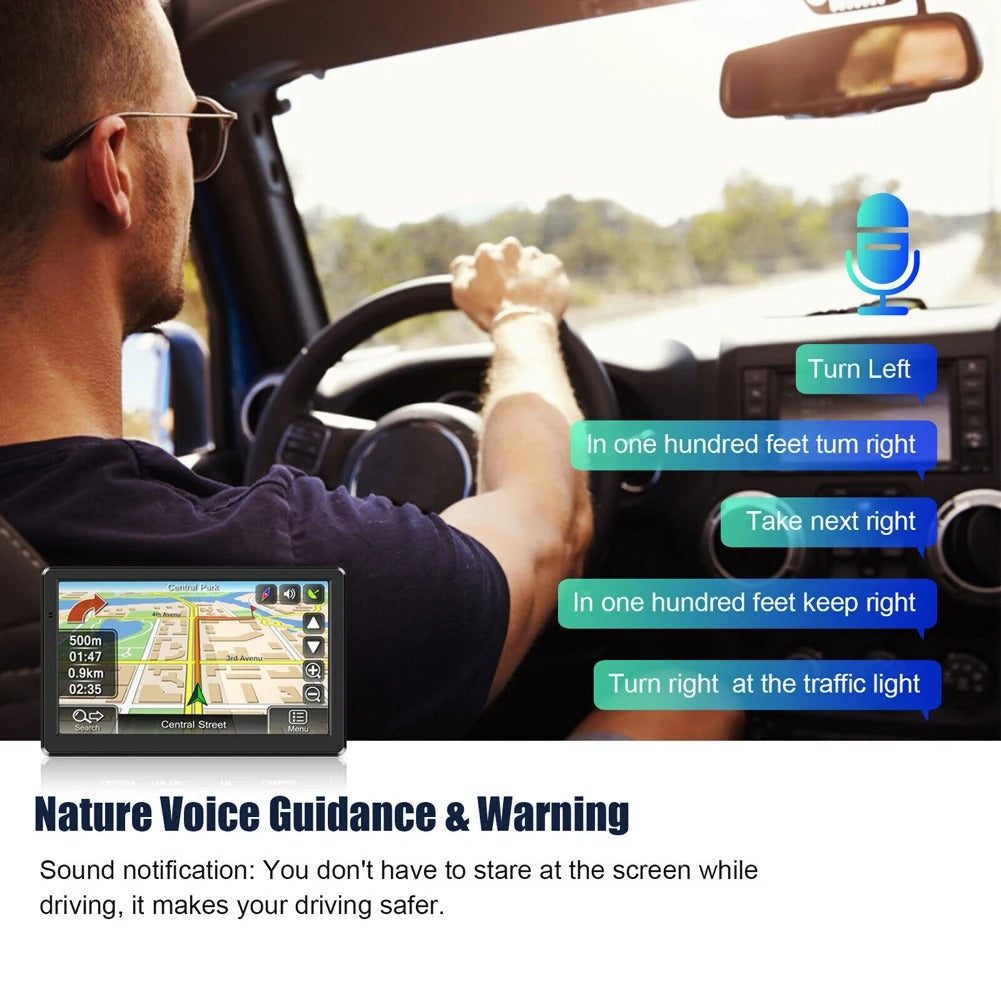 Multi-Mode Truck GPS Navigation System – 7-Inch Sat Nav for Lorries, Vans & Cars with Lifetime Maps