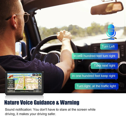 Multi-Mode Truck GPS Navigation System – 7-Inch Sat Nav for Lorries, Vans & Cars with Lifetime Maps