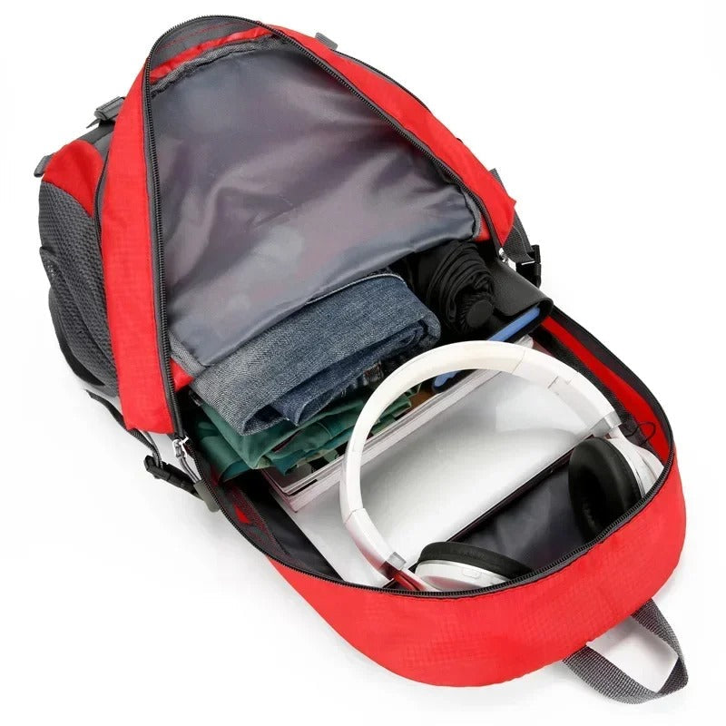 Clotilde – Waterproof Outdoor Travel Backpack with Multiple Compartments