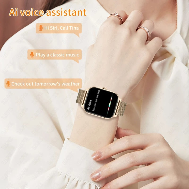 ChicTime – Elegant Women’s Smartwatch with Fitness & Health Features
