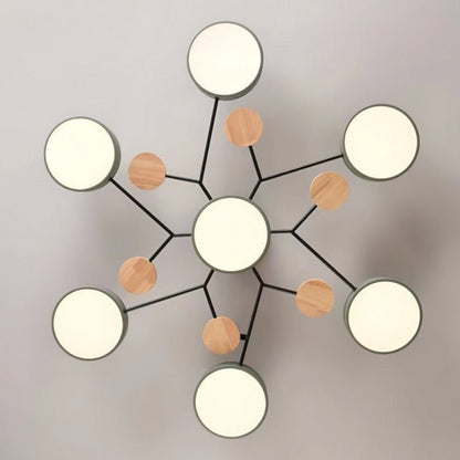 Scandinavian LED Ceiling Light – Modern Branch Design with Warm White Illumination & Energy Efficient Technology