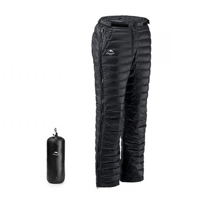 Premium Outdoor Thermal Goose Down Trousers – Waterproof & Windproof Winter Pants for Hiking, Camping & Skiing