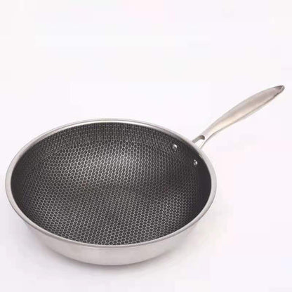 KitchenPro Non-Stick Stainless Steel Frying Pan – Scratch-Resistant & Energy-Efficient