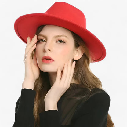 Lena Wool Fedora Hat – Stay Warm in Timeless Style