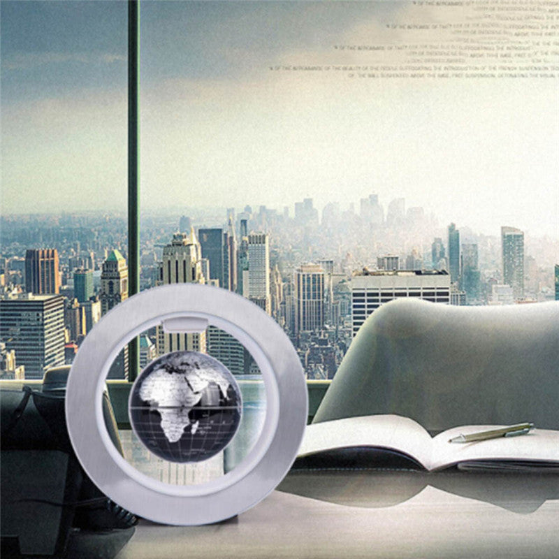 Levitating LED Globe – Magnetic Floating World Map with Light-Up Frame | Modern Decor & Unique Gift Idea