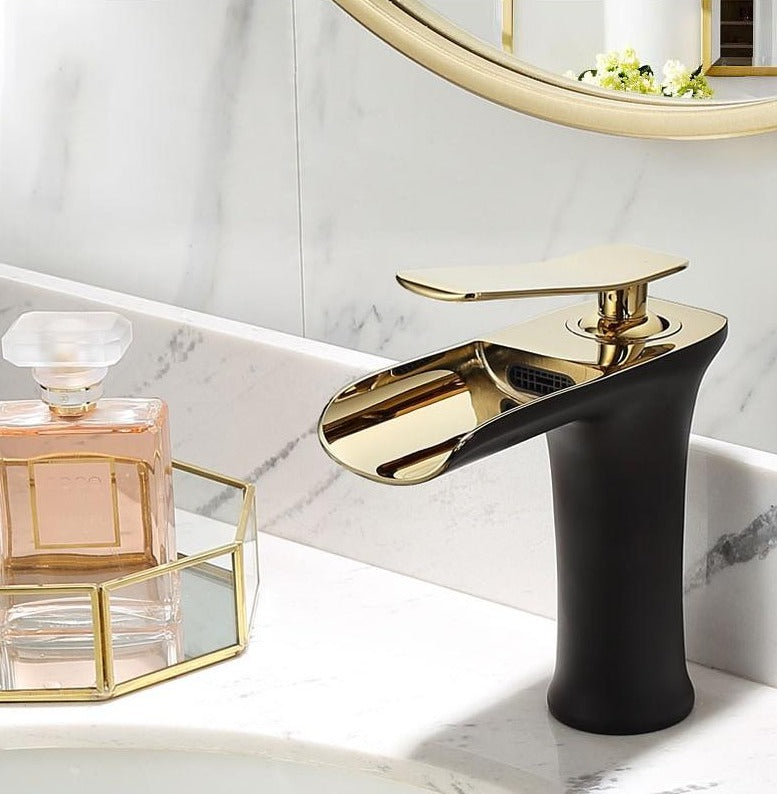 Modern Waterfall Bathroom Tap – Stylish Design & Elegant Water Flow