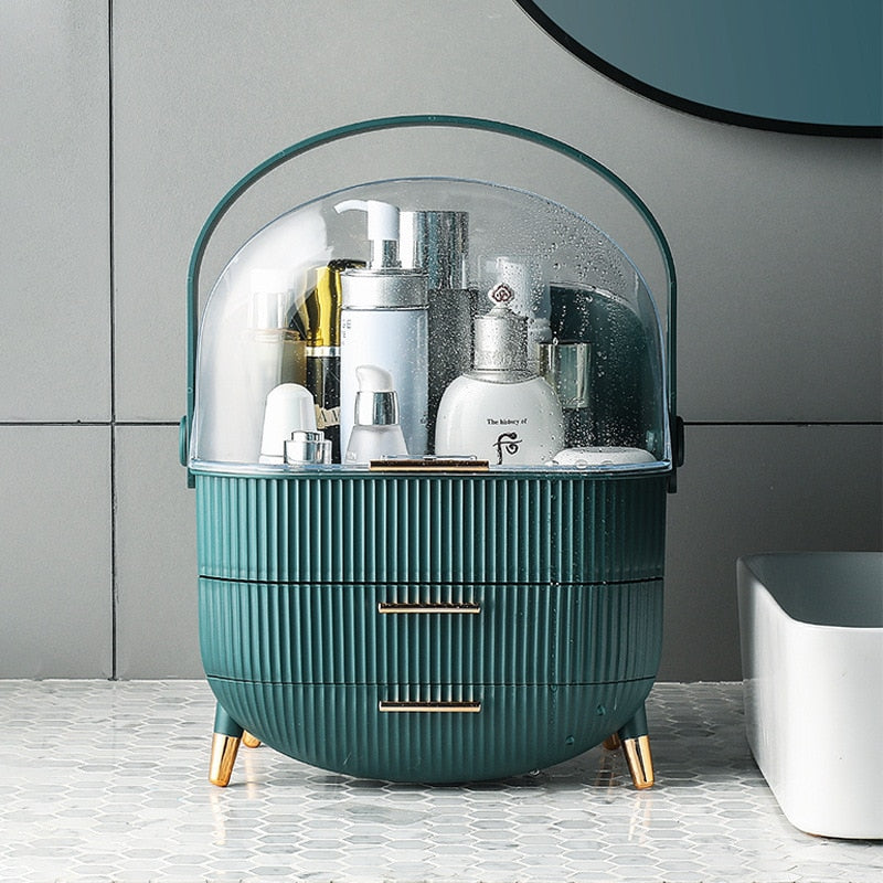Elegant Makeup Organiser – Stylish Cosmetic Storage with Compartments
