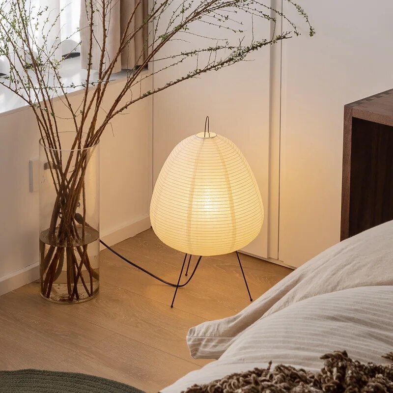 ZenGlow – Japanese Rice Paper Lamp for Stylish Interior Design