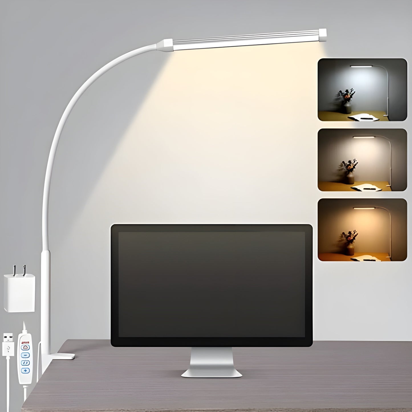 Lumière Bubble Effect Night Light – USB Powered Girl Ornament Table Lamp for a Cosy Home