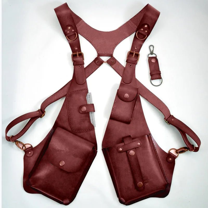 Leather Anti-Theft Shoulder Holster – Stylish & Secure Crossbody Bag