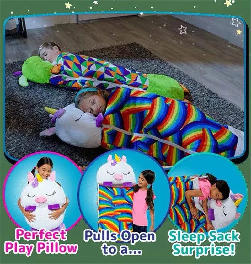 SnugglePals Kids Animal Sleeping Bag – Soft, Cosy & Fun Sleep Sack for Boys and Girls