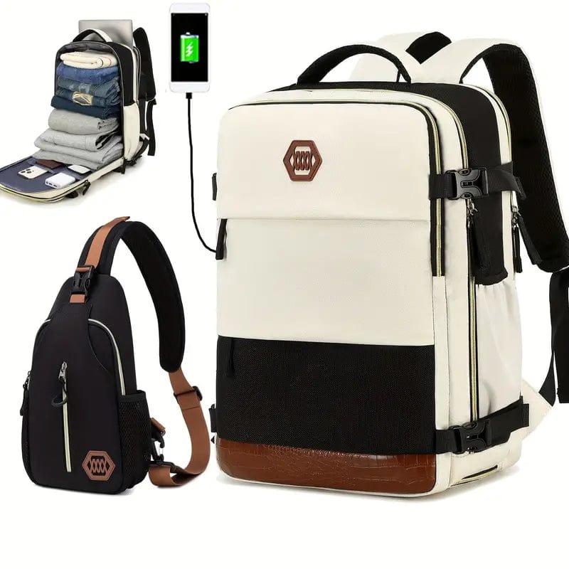SkyReady Flight Approved Ryanair Backpack – Cabin Size 40x20x25 cm | Laptop Travel Bag Hand Luggage