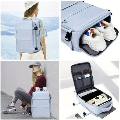 SkyReady Flight Approved Ryanair Backpack – Cabin Size 40x20x25 cm | Laptop Travel Bag Hand Luggage