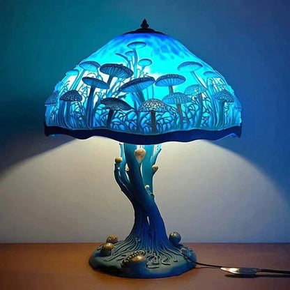 Stained Glass Art Table Lamp – Elegant Decorative Lighting