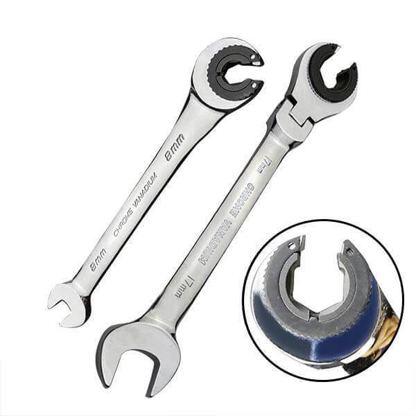 FlexRatchet – Adjustable Pipe Ratchet Wrench for Tight Spaces