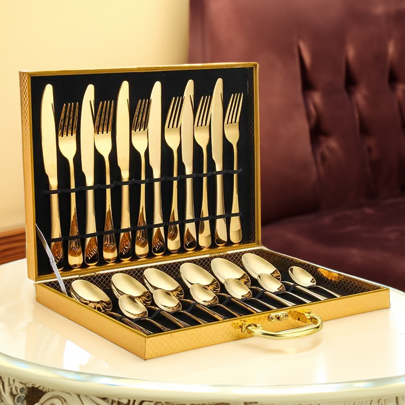 Ahede Golden Cutlery Set