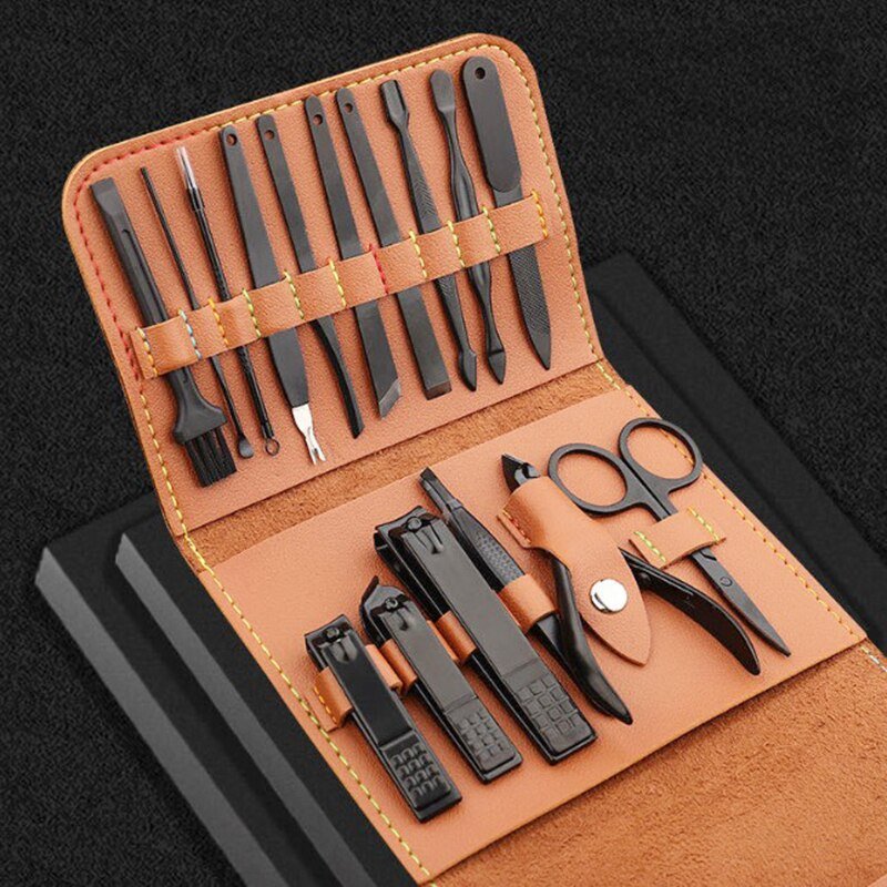 14-Piece Premium Nail Care Set – Complete Manicure & Pedicure Kit with Storage Case