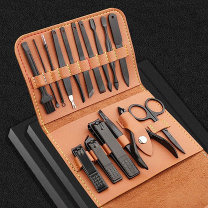 14-Piece Premium Nail Care Set – Complete Manicure & Pedicure Kit with Storage Case