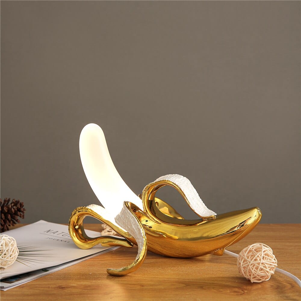 LuminousPeel | Quirky Banana Table Lamp – Playful LED Home Decor Accent
