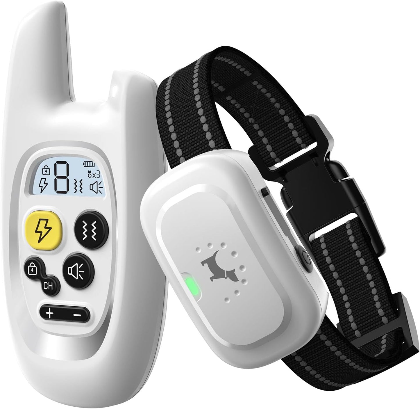 Dog Training Collar with Remote – Shock Lock, Sound & Vibration Modes, Waterproof, 1600ft Range